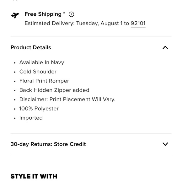 Fashion Nova Vidette Floral Romper - Picture 8 of 8